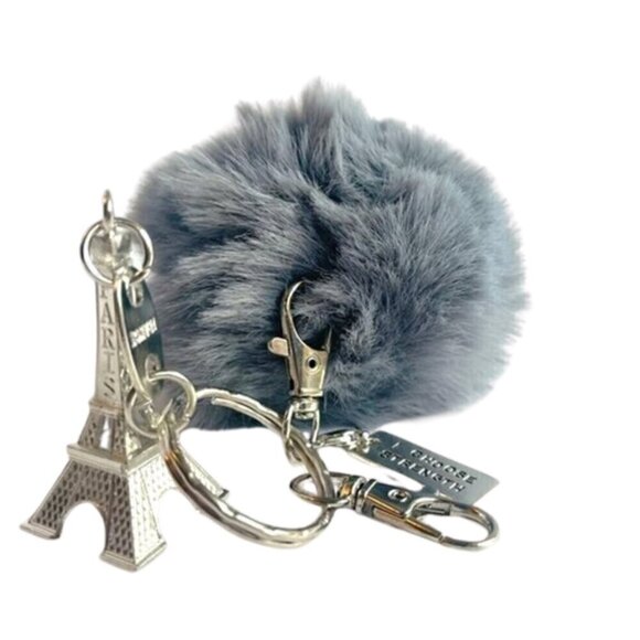 I Love โค๏ธ Paris | Eiffel Tower & Pompom Handmade Craft Keychain ๐ - Picture 11 of 16